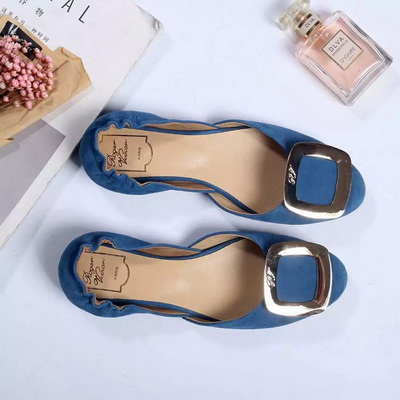 RV Shallow mouth flat shoes Women--029